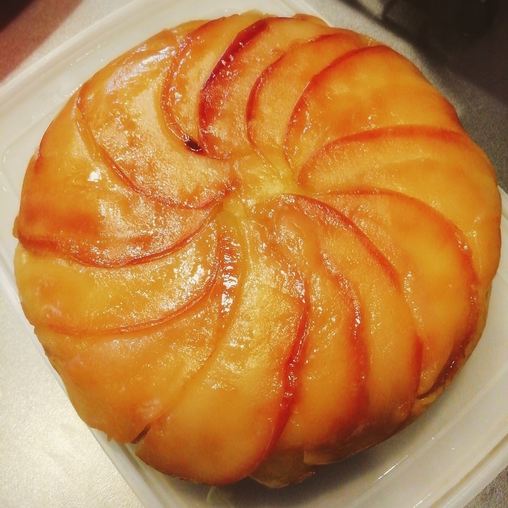 フォロミ Hm使用 炊飯器で簡単 りんごケーキ レシピ 作り方 By Boof 楽天レシピ